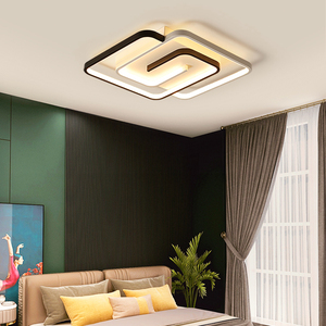 Gran oferta, luz de techo LED ultrafina minimalista de hierro de tres colores para sala de estar, dormitorio, botón Manual blanco cálido de 48W - Product Image 2