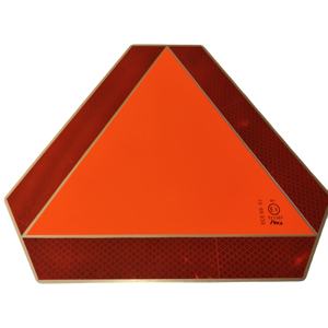 <span class=keywords><strong>Señal</strong></span> de tráfico deflectiva, seguridad de vehículos de movimiento lento, hoja de aluminio reflectante, <span class=keywords><strong>señal</strong></span> triangular de marcado trasero <span class=keywords><strong>para</strong></span> vehículos - Product Image 1