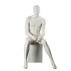 Maniquí <span class=keywords><strong>de</strong></span> Exhibición para Tienda, Maniquí Masculino Sentado, Desnudo, Pintado, Musculoso - Product Image 1