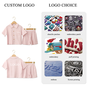 Ucuz promosyon hediye yaz bebek iki adet serin kısa kollu elastik kemer bebek kız ve erkek genel kıyafetler - Product Image 6