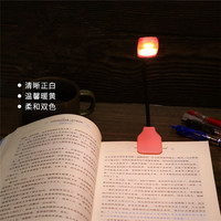 Mini lampe de lecture LED à clipser, rechargeable par USB, luminosité réglable, protection des yeux, lampe de lecture portable