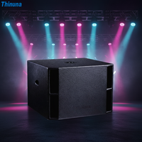 Subwoofer professionnel Thinuna T-15B simple 15 pouces, ultra-basse fréquence, 600W, 8Ω, passif, basses puissantes pour sonorisation PA et spectacles en direct