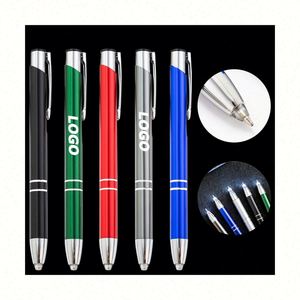 ปากกาลูกลื่นอเนกประสงค์ 3-in-1 พร้อมหน้าจอสัมผัสโลหะ ไฟ LED ปรับแต่งได้ พิมพ์โลโก้ตามสั่ง สำหรับของขวัญส่งเสริมการขาย - Product Image 1