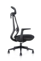 Chaise de bureau à dossier haut chaise de bureau ergonomique chaise d'ordinateur en maille avec appui-tête