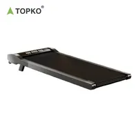 Tapis roulant électrique silencieux TOPKO pour la maison, tapis roulant sous le bureau avec télécommande, écran LED
