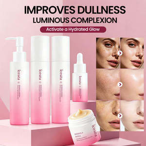 Ensemble de soin du visage luxueux à base de racine de Rhodiola, végétalien, blanchissant - Nettoyage en profondeur et correcteurs de pigmentation - Routine en 5 étapes pour tous les types de peau - Product Image 3