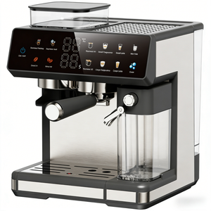 Cafetera de Expresso เครื่องชงกาแฟแรงดันสูง, เครื่องชงกาแฟเอสเพรสโซพร้อมฟองนมถังกาแฟคาเฟ่ใหม่ - Product Image 6