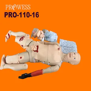 PRO-110/90-16 yüksek kaliteli travma bakım değerlendirme modülleri İlk yardım ve hemşirelik mankeni modeli