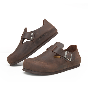 Sandalias Premium de Corcho y Cuero Vacuno - Calzado Ergonómico Tipo Birkenstock, Pantuflas Unisex con Soporte de Arco, Duraderas - Product Image 2