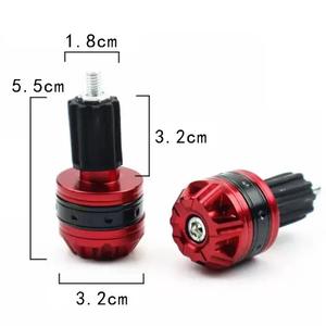 Заглушки для руля мотоцикла Street Racer, резные, универсальные для электромотоциклов и скутеров - Product Image 3