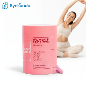 Vrouwen Probiotica Supplement voor Vaginale Gezondheid, pH Balans, Prebiotica, Lactobacillus, Geurcontrole, Biologisch, 60 stuks, 1 maand - Product Image 1