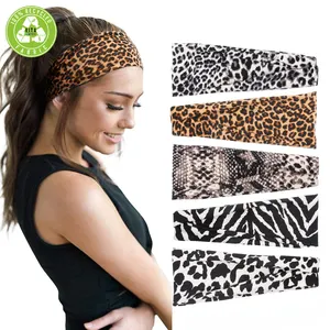 핫 잘 팔리는 oem leopard 동물 print hairband 패션 머리띠 대 한 성인