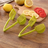Anjuke Keuken Huis Plastic Aardappelsnijder Tomaat Sharder Kookaccessoires Gadgets Citroen Snijhouder Snijgereedschap