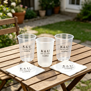 Vasos de Plástico en Forma de U al por Mayor, 12oz, 16oz, 9oz, Vasos de Plástico Desechables Transparentes Personalizados, Reciclables, para Té con Leche, con Fondo Redondo - Product Image 1