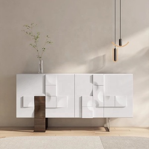Mobilier salon moderne simple grande table console armoire latérale - Product Image 3