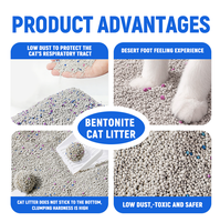 Litière pour chat en bentonite écologique, gris, à absorption rapide, avec charbon actif pour un contrôle supérieur des odeurs, jetable dans les toilettes