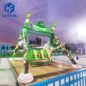 Divertido Atracción de Columpio de Dinosaurios de 12 Asientos de Fibra de Vidrio para Parques Temáticos, Parques de Atracciones y Plazas de Carnaval en Venta - Product Image 3