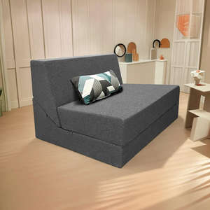 Sofá Cama Convertible Personalizado, <span class=keywords><strong>Plegable</strong></span>, de Espuma de Alta Densidad, para Habitación de Huéspedes, Espacios Pequeños, Fábrica B2B - Product Image 2