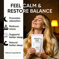 Boisson relaxante apaisante pour femmes, poudre à boire aromatisée pour la relaxation, poudre adaptative mixte pour la relaxation des femmes
