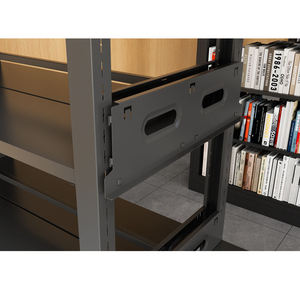 Estantería moderna de estilo industrial para el hogar, oficina y <span class=keywords><strong>biblioteca</strong></span> escolar para organizar extensas colecciones de libros, muebles - Product Image 5
