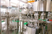 Machine à boissons gazeuses en bouteille PET, haute efficacité, durable, compatible IoT, contrôlée par PLC, haute productivité, eau pure en verre