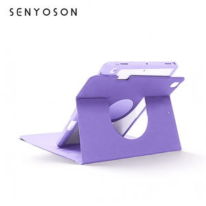 SYX Premium 360 °   Étui Clavier Rotatif pour <span class=keywords><strong>iPad</strong></span> - Protection de Grade <span class=keywords><strong>Militaire</strong></span> avec Clavier Rétroéclairé Rechargeable pour Tous les Modèles d'<span class=keywords><strong>iPad</strong></span> - Product Image 1