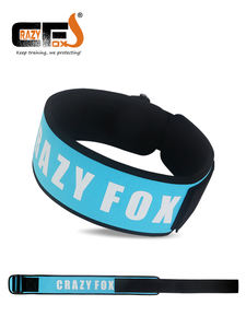 Crazyfox Unisex neopren halter kemeri özel Logo ağır spor eğitimi egzersiz çömelme desteği sert çekme koruması - Product Image 6