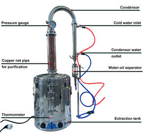 Machine à Huiles Essentielles <span class=keywords><strong>Distillation</strong></span> à la Vapeur Distillateur - Product Image 2
