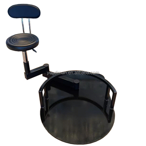 Sedia Girevole Integrata per Parrucchiere, Sgabello da Barbiere, Poltrona Rotante per Salone di Bellezza - Product Image 3
