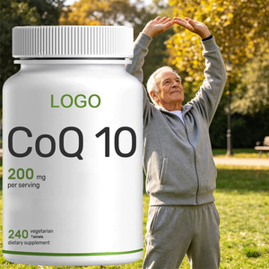 Tabletas de Coenzima Q10 Antioxidante para Adultos OEM/ODM - Apoya el Metabolismo Energético Celular y la Salud del Miocardio - Product Image 1