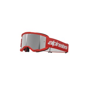 Alpinestars Vision 3 Goggles Red Mirror Silver Lens Outdoor Sport Anti-Fog UV Protection Eye Protection - Product Image 1