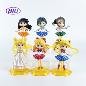 Fabbrica 6 pz/set marinaio luna PVC Action Figure modello giocattolo ornamento del fumetto accessori <span class=keywords><strong>Anime</strong></span> Figure Set - Product Image 6