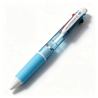 Stylo bille rétractable Uni Jetstream 2 couleurs SXE2-300-07 0,7 mm encre noire et rouge pour bureau, école, affaires, Japon