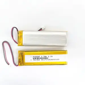 Di alta qualità ricaricabile agli ioni di litio produttore 402030 781334 502030 521538 batteria ai polimeri di litio 300mAh 3.7v