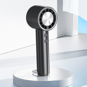 Ventilateur portable léger en ABS, 5 vitesses réglables, rechargeable Type-C 2000 mAh, avec compression de glace pour téléphone - Product Image 6