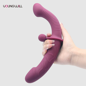 Dildo Doble Premium para Parejas Lesbianas, Diseño sin Tirantes para Uso sin Arnés, Juguetes Sexuales de Silicona Seguros para el Cuerpo - Product Image 2