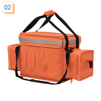 Sac de rangement portable ignifuge pour documents, étui de rangement sécurisé multi-couches imperméable