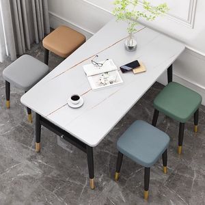 <span class=keywords><strong>Chaise</strong></span> de salle à manger moderne rembourrée en métal pour salle à manger, salon, chambre, bureau, avec pieds dorés et pieds stables, chaises pour événements - Product Image 4