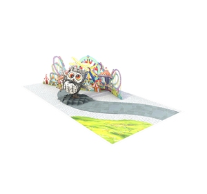 Carte de vœux artisanale haut de gamme en papier 3D personnalisée, motif hibou de carnaval, pour anniversaire, remise de diplôme, vœux et cadeaux spéciaux - Product Image 6