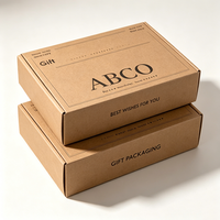 Boîtes d'expédition écologiques recyclables personnalisées pour l'emballage de vêtements et de perruques avec impression de logo sur papier ondulé, commandes personnalisées