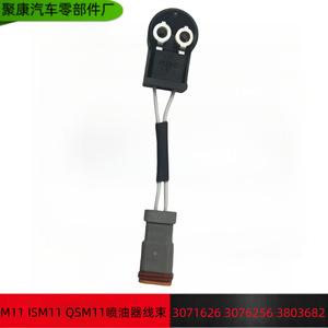 Diesel Injector <b>Harness</b> 3071626 2 Position <b>Black</b> Plastic Connector For Cummins M11 ISM11 QSM11 - Product Image 5