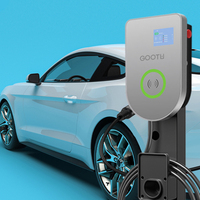 Type B Protection contre les fuites Ev Chargeur OCPP1.6 Wifi ou 4G MID Meter 7kw 32A 40A AC EU Standard Type 2 Pour Commercial