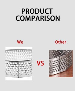 <span class=keywords><strong>8cm</strong></span> אפיית עוגת תבניות נירוסטה צרפתית עוגת עובש טבעת מאפה קינוח טארט עובש טבעת סט - Product Image 4