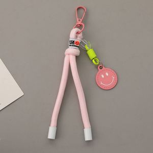 Wholesale Smiling Face Water Bottle Keychain Customized Alloy <b>Car</b> Accessory for Promotional Gifts - Product Image 2