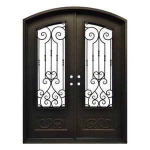 Porte en fer haut de gamme de luxe simple et légère, offrant une réduction thermique de 500 yuans - Product Image 3