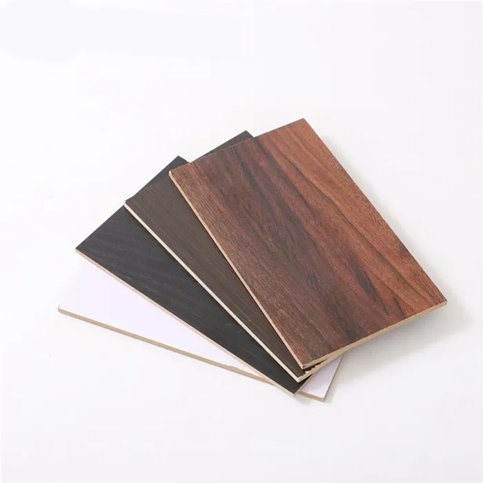 Customize Double Or One Side 12mm Dyed Melamine Mdf Board For Indoor Decoration Furniture