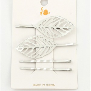 กิ๊บติดผมรูปใบไม้โลหะ 12 ซม. ดีไซน์แบบกลวงสำหรับผู้หญิงใช้ทุกวัน - Product Image 2
