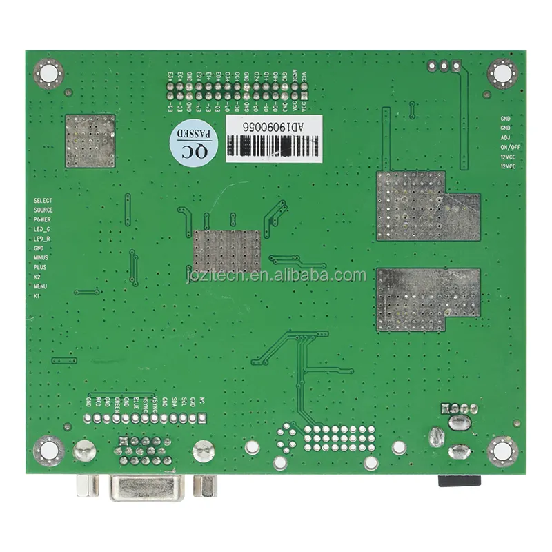 Le ZM2660SZ _ V1.1 de Jozitech est une carte contrôleur LCD LVDS complète entrées DVI VGA pour écrans Full HD 1920x1080