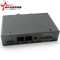 Transceptor de Fibra Óptica Gigabit, Conmutador de Red, Carcasa de Aleación de Aluminio, IP54, Máquina de Gestión de Comunicaciones Personalizable