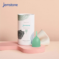 Boîte en carton ronde écologique personnalisée pour coupe menstruelle, emballage en tube cylindrique en papier kraft pour tampon et coupe menstruelle